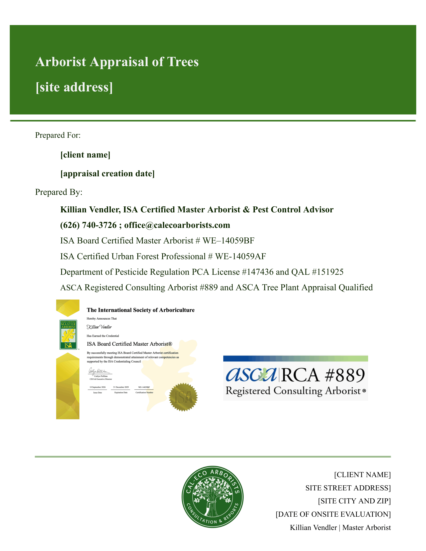 Copy of Blank Appraisal Report